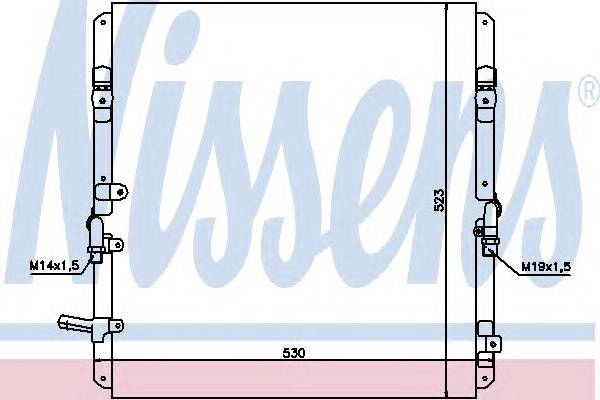 NISSENS 94053 Конденсатор, кондиционер