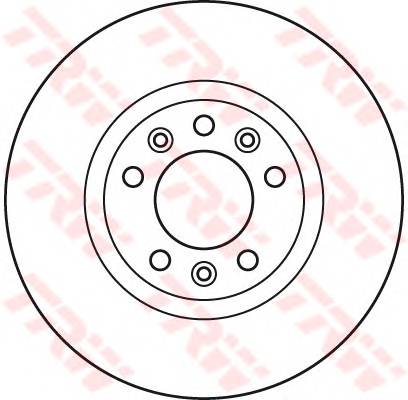 TRW DF6121 Гальмівний диск