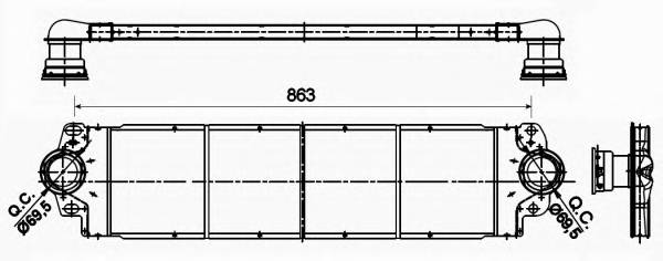 NRF 30354 Интеркулер