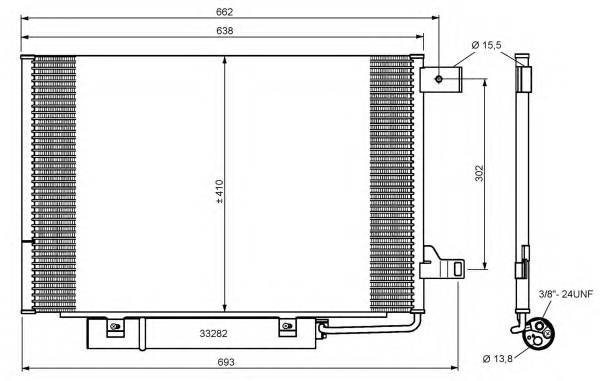 NRF 35759 Конденсатор, кондиционер