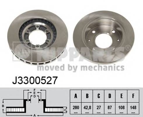 NIPPARTS J3300527 Тормозной диск