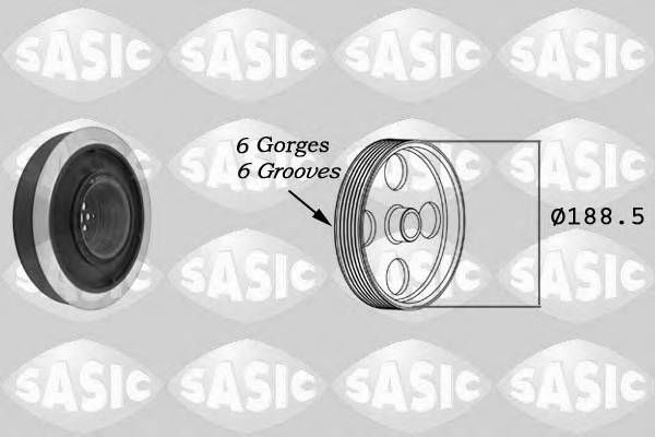 SASIC 9001805 Ременный шкив, коленчатый