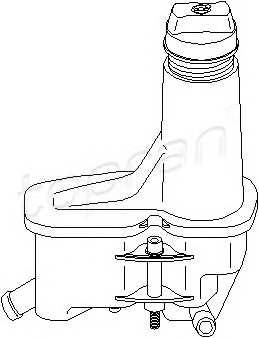 TOPRAN 108 569 Компенсационный бак, гидравлического