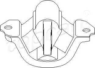 TOPRAN 201 369 Подвеска, двигатель