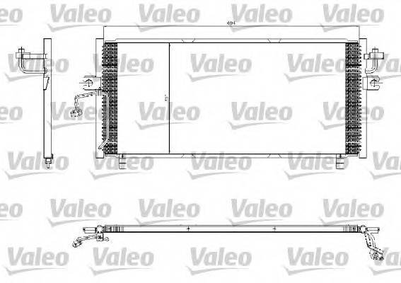 VALEO 817253 Конденсатор, кондиционер