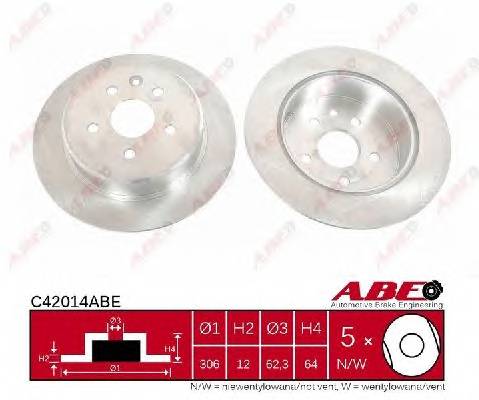 ABE C42014ABE Гальмівний диск