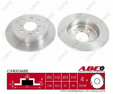 ABE C44003ABE Тормозной диск