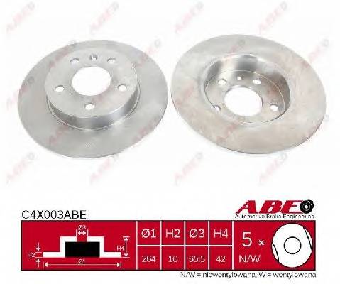 ABE C4X003ABE Тормозной диск