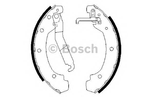 BOSCH 0 986 487 389 Комплект тормозных колодок