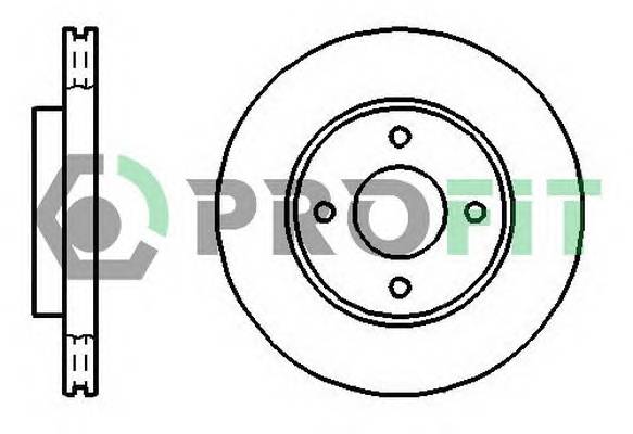 PROFIT 5010-1072 Диск гальмівний