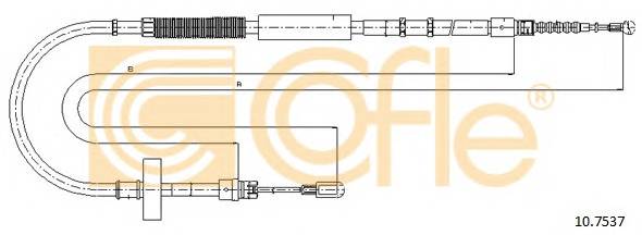 COFLE 10.7537 Трос стояночного гальма