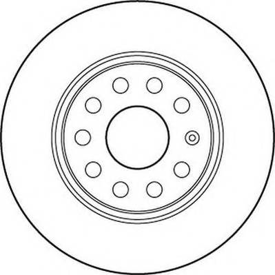 JURID 562237JC Тормозной диск
