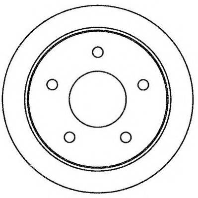 JURID 562264JC Тормозной диск