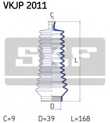 SKF VKJP 2011 Комплект пылника, рулевое