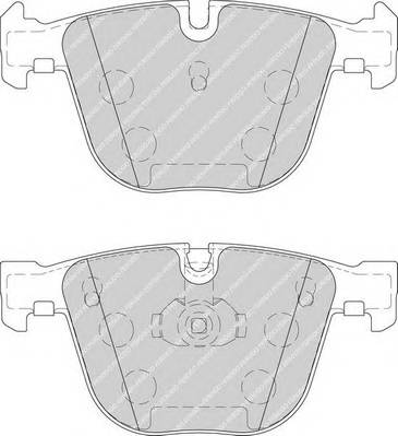 FERODO FDB1672 Комплект гальмівних колодок,