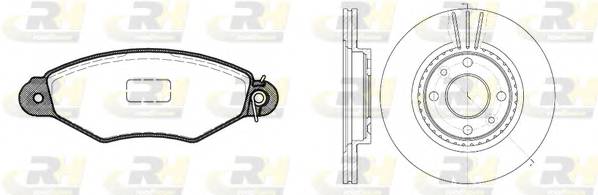 ROADHOUSE 8643.05 Комплект тормозов, дисковый