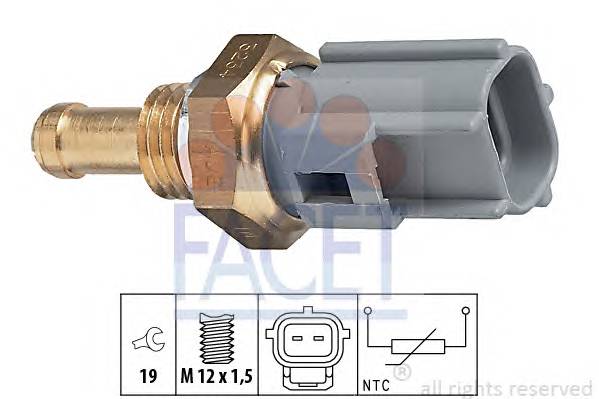 FACET 7.3234 Датчик, температура масла;