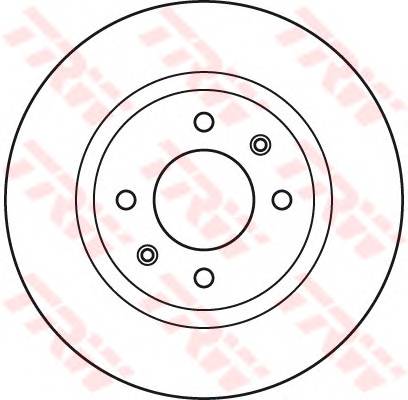 TRW DF6116 Тормозной диск