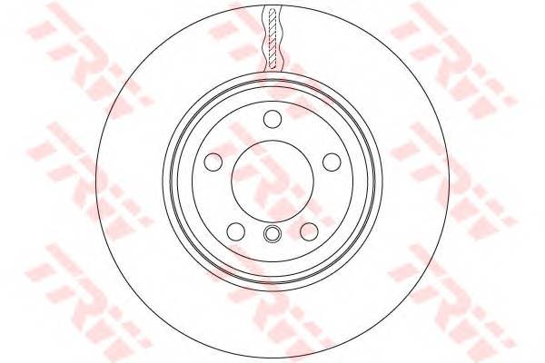 TRW DF6471 Гальмівний диск