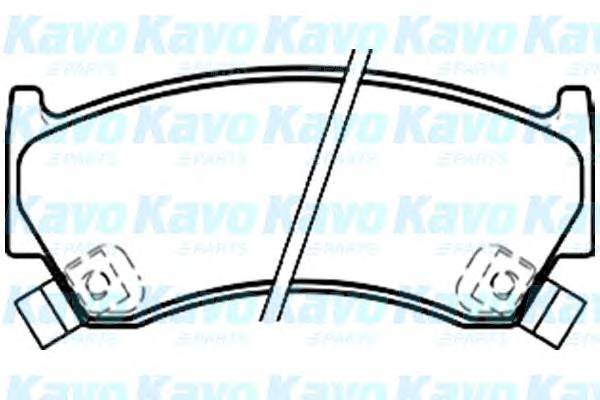 KAVO PARTS BP-6565 Комплект тормозных колодок,