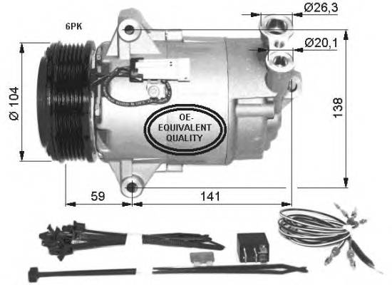 NRF 32427 Компрессор, кондиционер