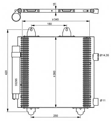 NRF 35778 Конденсатор, кондиционер