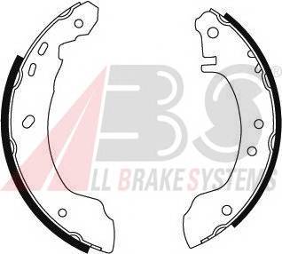 A.B.S. 8912 Комплект гальмівних колодок