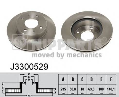 NIPPARTS J3300529 Тормозной диск