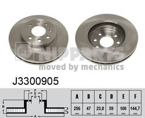 NIPPARTS J3300905 Тормозной диск