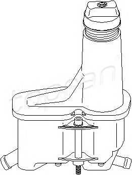 TOPRAN 108 568 Компенсационный бак, гидравлического