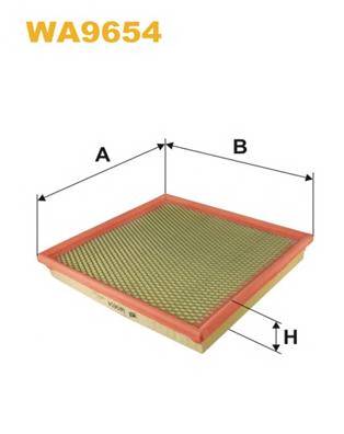 WIX FILTERS WA9654 Воздушный фильтр