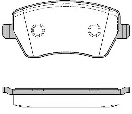 WOKING P8873.00 Комплект тормозных колодок,