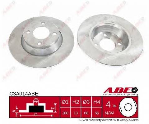 ABE C3A014ABE Тормозной диск