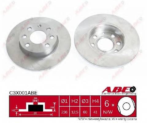 ABE C3X001ABE Тормозной диск