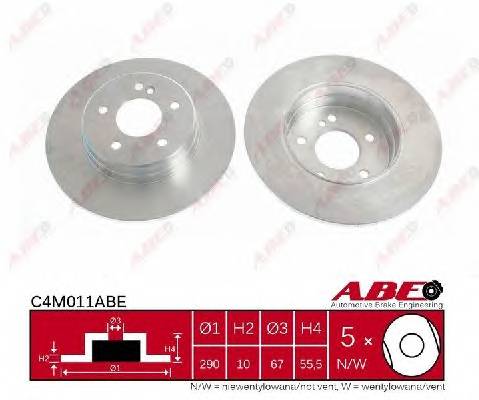 ABE C4M011ABE Тормозной диск