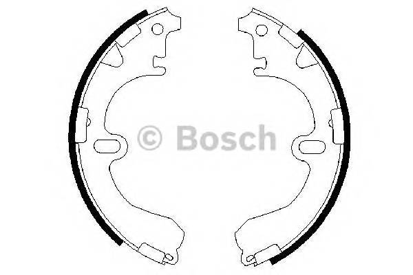 BOSCH 0 986 487 422 Комплект гальмівних колодок