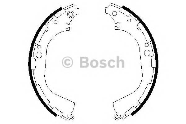 BOSCH 0 986 487 464 Комплект гальмівних колодок