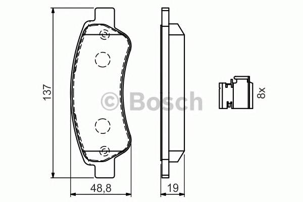 BOSCH 0986494604 запчастина