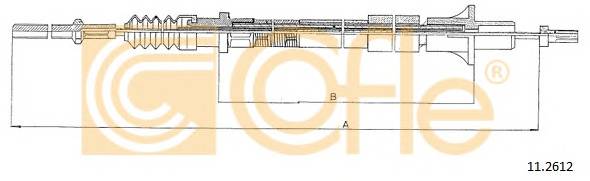 COFLE 11.2612 Трос зчеплення