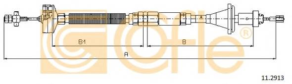 COFLE 11.2913 Трос зчеплення