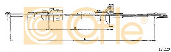 COFLE 18.220 Трос зчеплення