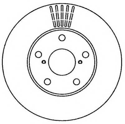 JURID 562269JC Тормозной диск