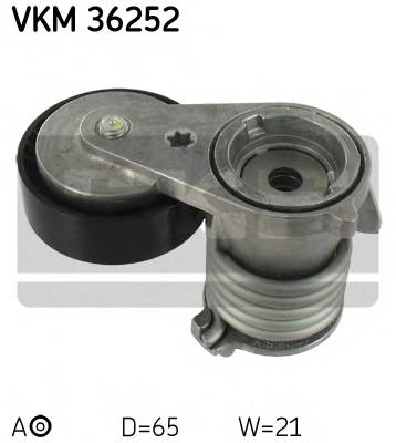 SKF VKM 36252 Натяжной ролик, поликлиновой