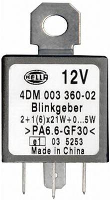 HELLA 4DM 003 360-021 Переривач покажчиків повороту;