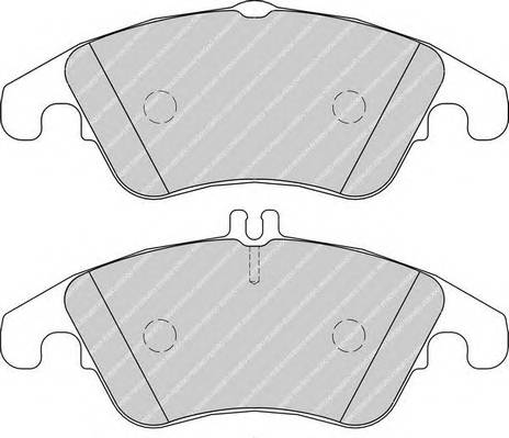 FERODO FDB1979 Комплект гальмівних колодок,