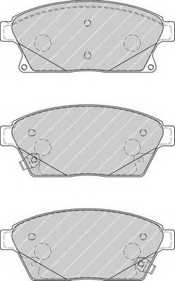 FERODO FDB4264 Комплект тормозных колодок,