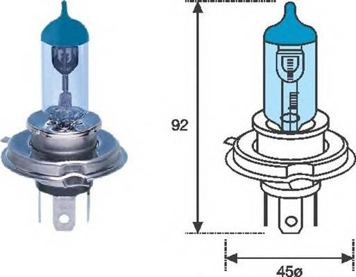 MAGNETI MARELLI 002602100000 Лампа накаливания, фара