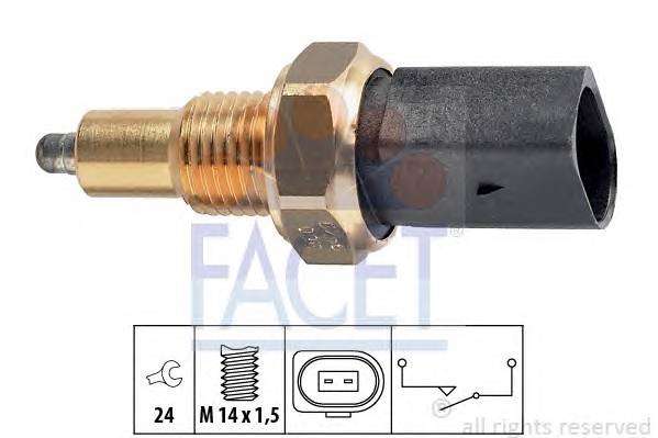 FACET 7.6256 Выключатель, фара заднего