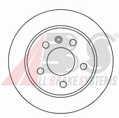 A.B.S. 16886 Тормозной диск