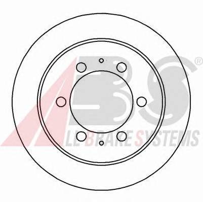 A.B.S. 17016 Тормозной диск